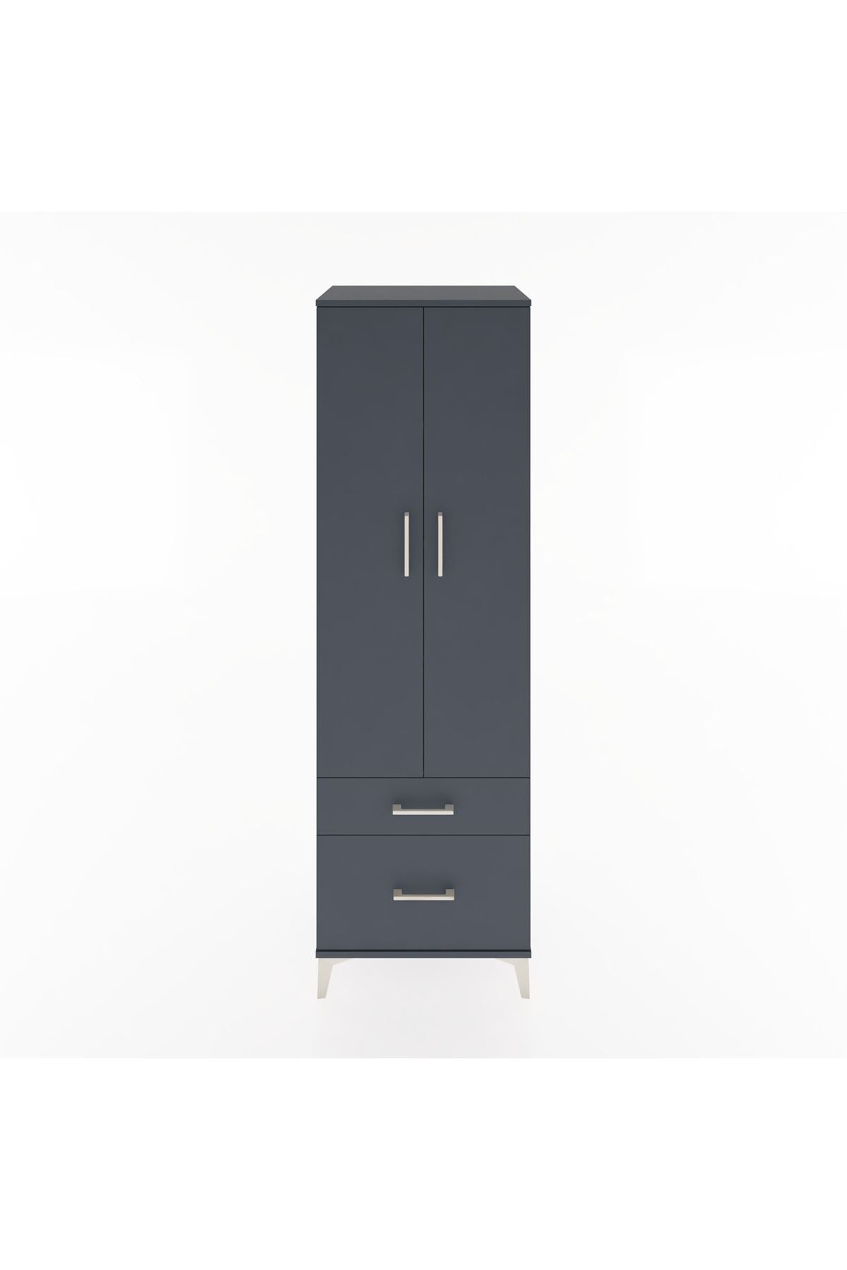 Hyperion Dolap 4 Raflı 2 Çekmeceli 2 Kapaklı 60x44x195 - S59M014V5B