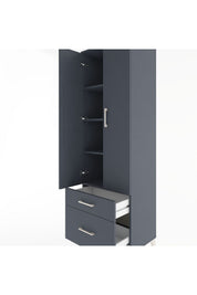 Hyperion Dolap 4 Raflı 2 Çekmeceli 2 Kapaklı 60x44x195 - S59M014V5B