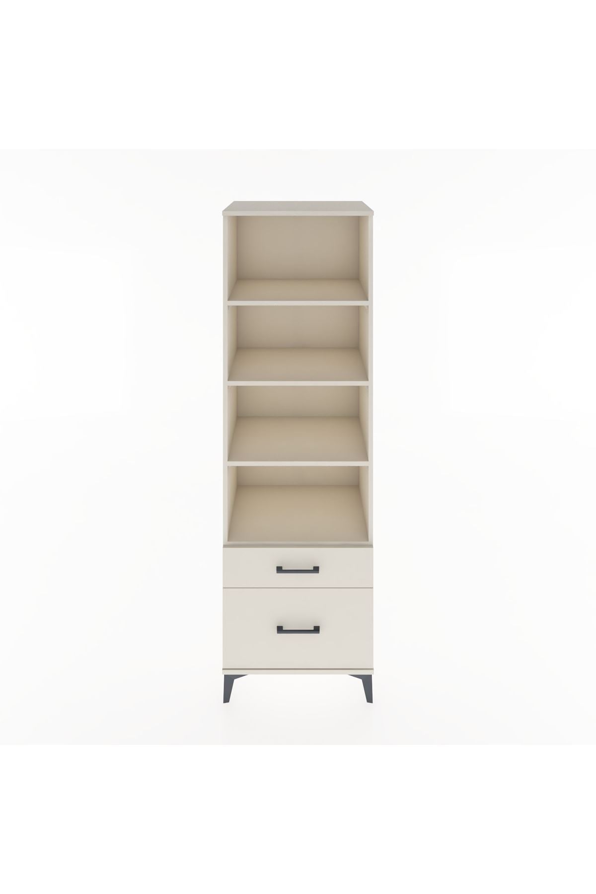 Hyperion Dolap 4 Raflı 2 Çekmeceli 60x44x195 - S59M015V1B
