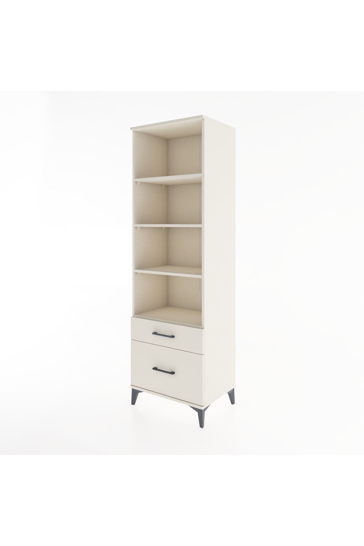 Hyperion Dolap 4 Raflı 2 Çekmeceli 60x44x195 - S59M015V1B