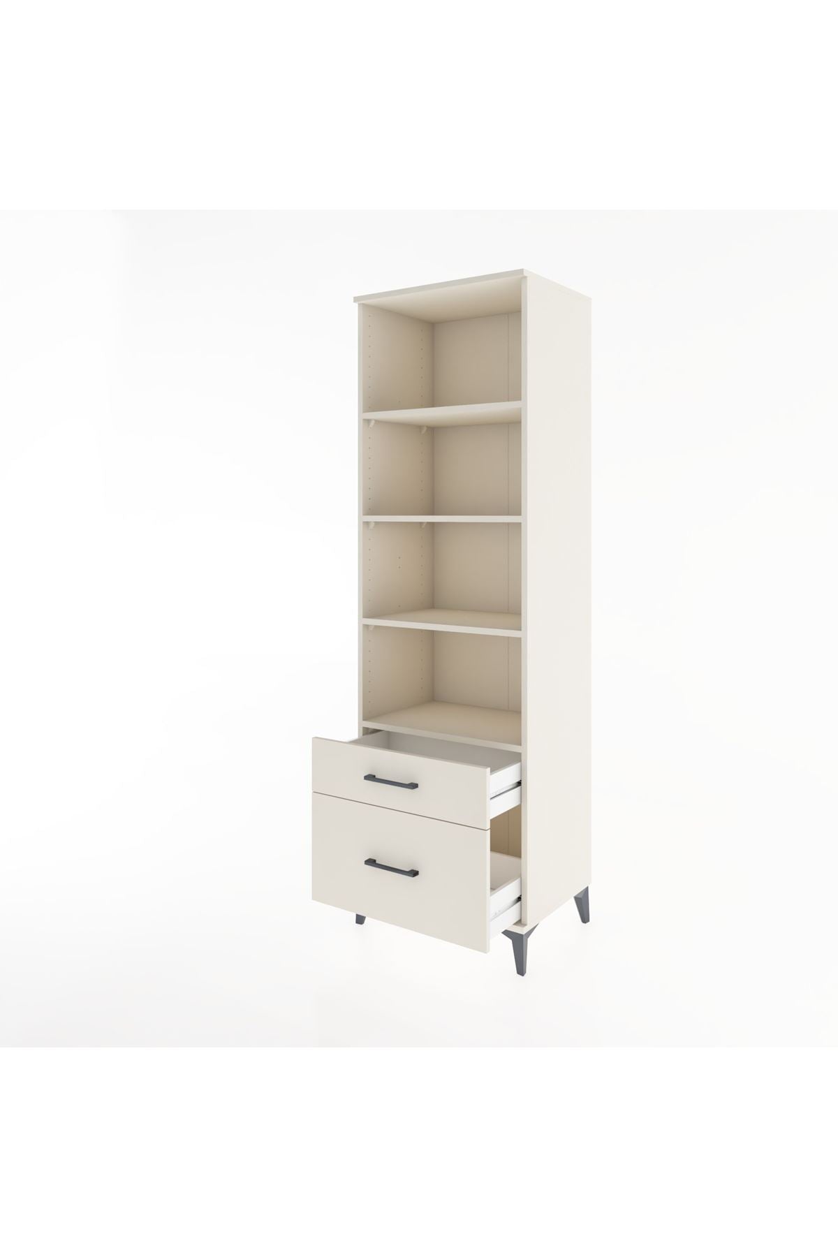 Hyperion Dolap 4 Raflı 2 Çekmeceli 60x44x195 - S59M015V1B