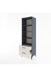 Hyperion Dolap 4 Raflı 2 Çekmeceli 60x44x195 - S59M015V4B