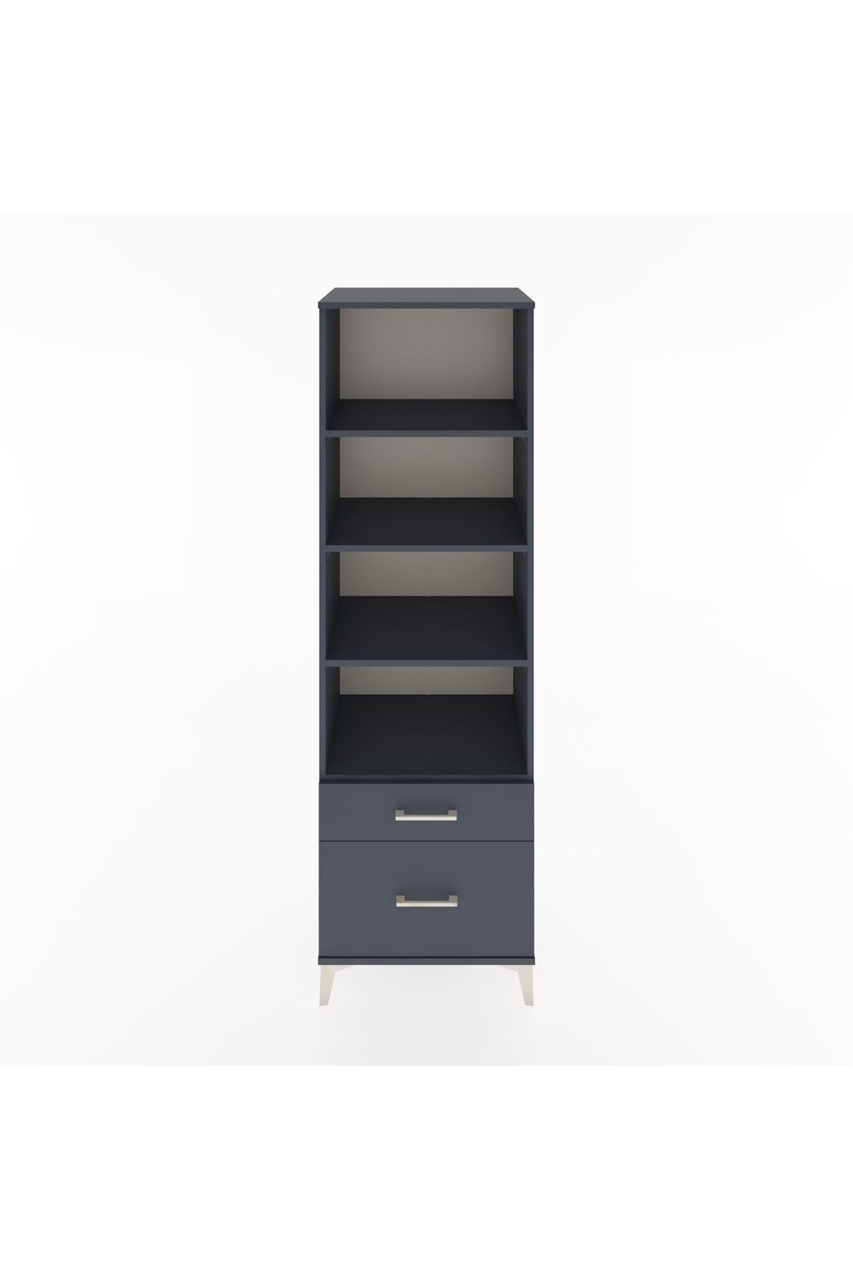 Hyperion Dolap 4 Raflı 2 Çekmeceli 60x44x195 - S59M015V5B