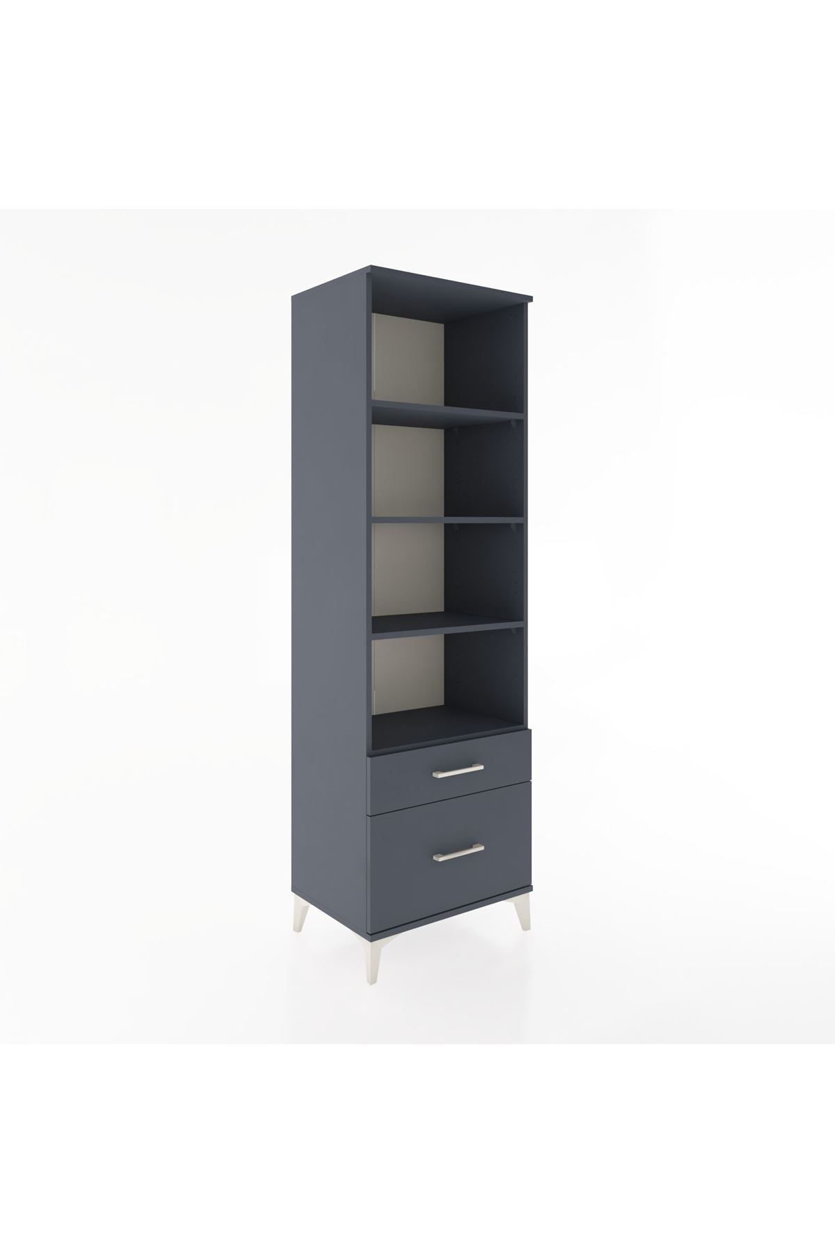 Hyperion Dolap 4 Raflı 2 Çekmeceli 60x44x195 - S59M015V5B