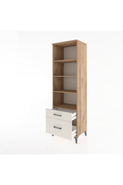 Hyperion Dolap 4 Raflı 2 Çekmeceli 60x44x195 - S59M015V7B