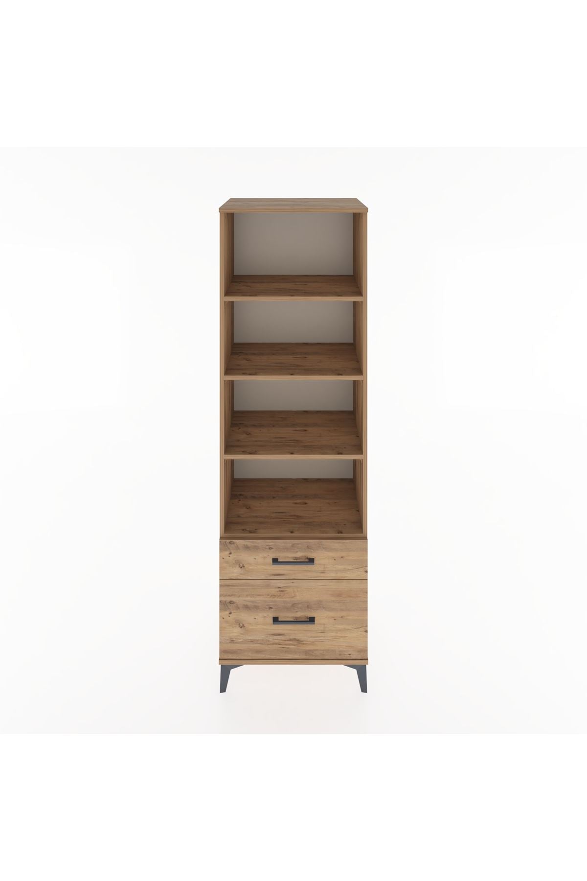 Hyperion Dolap 4 Raflı 2 Çekmeceli 60x44x195 - S59M015V9B