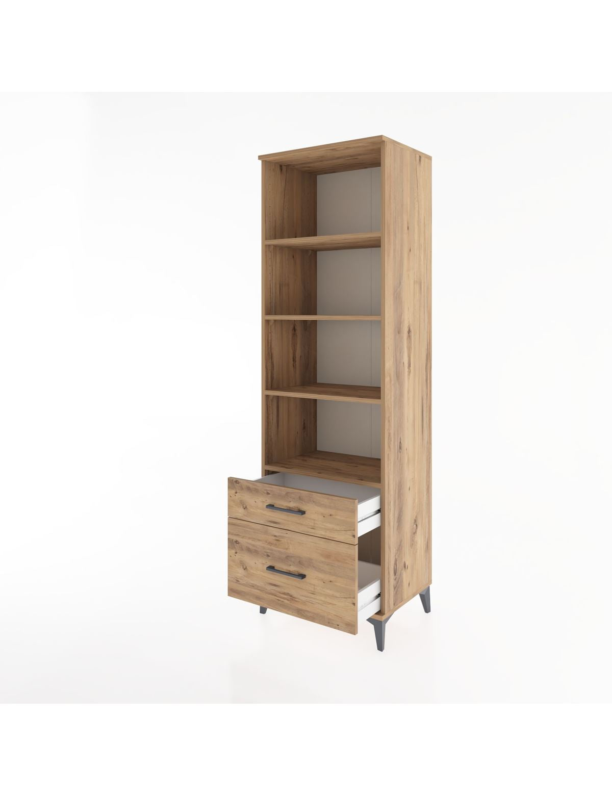 Hyperion Dolap 4 Raflı 2 Çekmeceli 60x44x195 - S59M015V9B