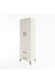Hyperion Dolap 2 Raflı 2 Çekmeceli Tek Askılı 60x44x195 - S59M016V1B