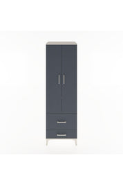 Hyperion Dolap 2 Raflı 2 Çekmeceli Tek Askılı 60x44x195 - S59M016V2B