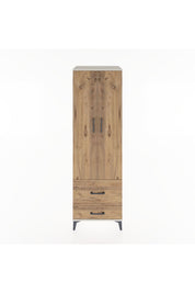 Hyperion Dolap 2 Raflı 2 Çekmeceli Tek Askılı 60x44x195 - S59M016V3B