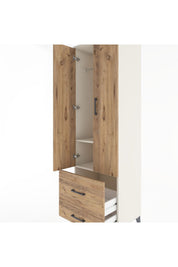 Hyperion Dolap 2 Raflı 2 Çekmeceli Tek Askılı 60x44x195 - S59M016V3B