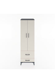 Hyperion Dolap 2 Raflı 2 Çekmeceli Tek Askılı 60x44x195 - S59M016V4B