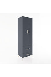 Hyperion Dolap 2 Raflı 2 Çekmeceli Tek Askılı 60x44x195 - S59M016V5B