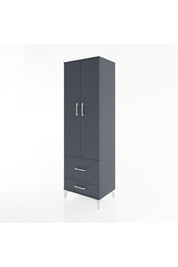 Hyperion Dolap 2 Raflı 2 Çekmeceli Tek Askılı 60x44x195 - S59M016V5B