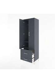 Hyperion Dolap 2 Raflı 2 Çekmeceli Tek Askılı 60x44x195 - S59M016V5B