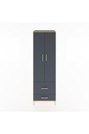 Hyperion Dolap 2 Raflı 2 Çekmeceli Tek Askılı 60x44x195 - S59M016V8B