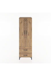Hyperion Dolap 2 Raflı 2 Çekmeceli Tek Askılı 60x44x195 - S59M016V9B