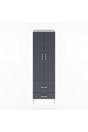 Hyperion Dolap 4 Raflı 2 Çekmeceli 2 Kapaklı 60x44x195 - S59M017V2B