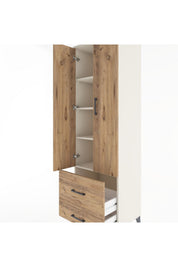 Hyperion Dolap 4 Raflı 2 Çekmeceli 2 Kapaklı 60x44x195 - S59M017V3B