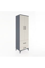 Hyperion Dolap 4 Raflı 2 Çekmeceli 2 Kapaklı 60x44x195 - S59M017V4B
