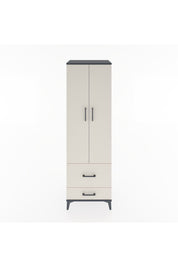 Hyperion Dolap 4 Raflı 2 Çekmeceli 2 Kapaklı 60x44x195 - S59M017V4B
