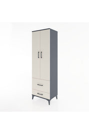 Hyperion Dolap 4 Raflı 2 Çekmeceli 2 Kapaklı 60x44x195 - S59M017V4B