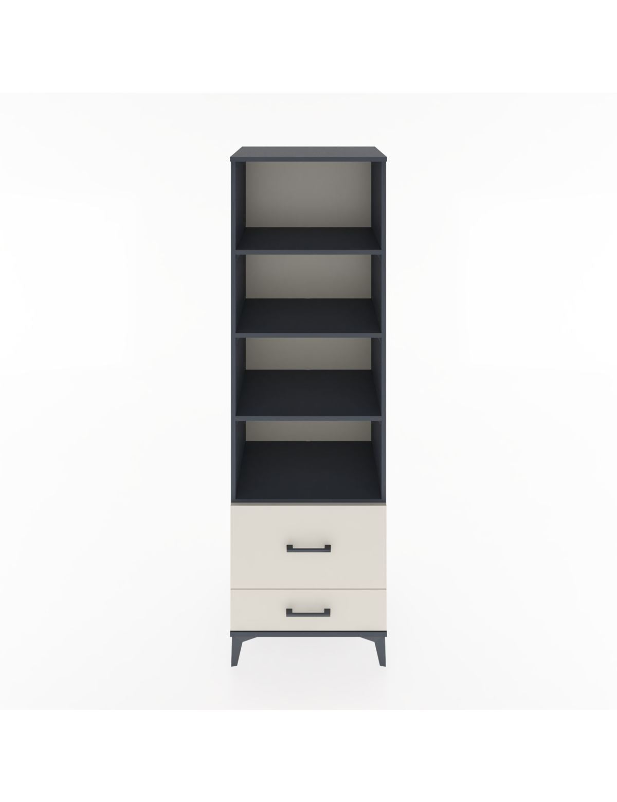 Hyperion Dolap 4 Raflı 2 Çekmeceli 60x44x195 - S59M018V4B