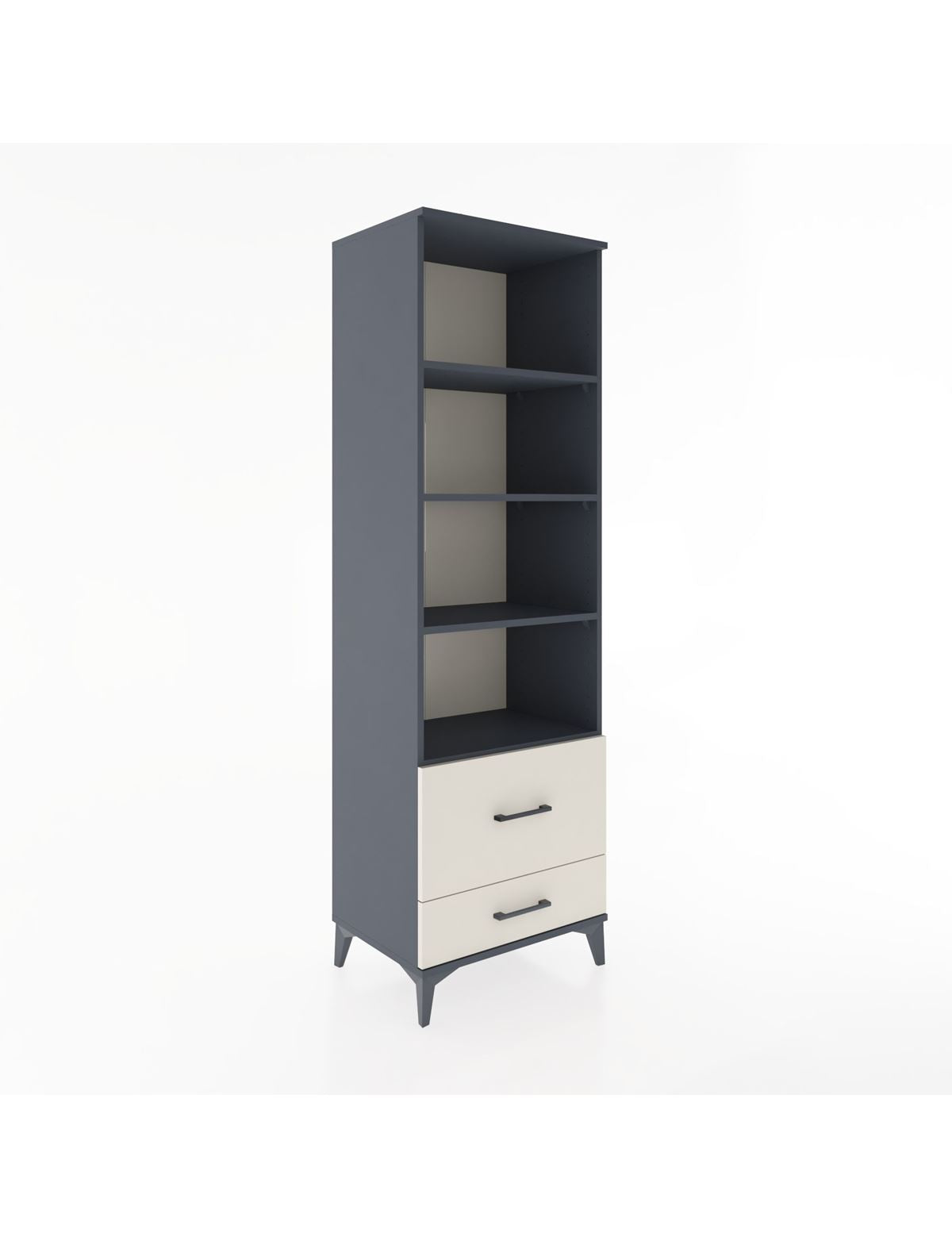 Hyperion Dolap 4 Raflı 2 Çekmeceli 60x44x195 - S59M018V4B