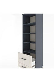Hyperion Dolap 4 Raflı 2 Çekmeceli 60x44x195 - S59M018V4B