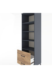 Hyperion Dolap 4 Raflı 2 Çekmeceli 60x44x195 - S59M018V6B