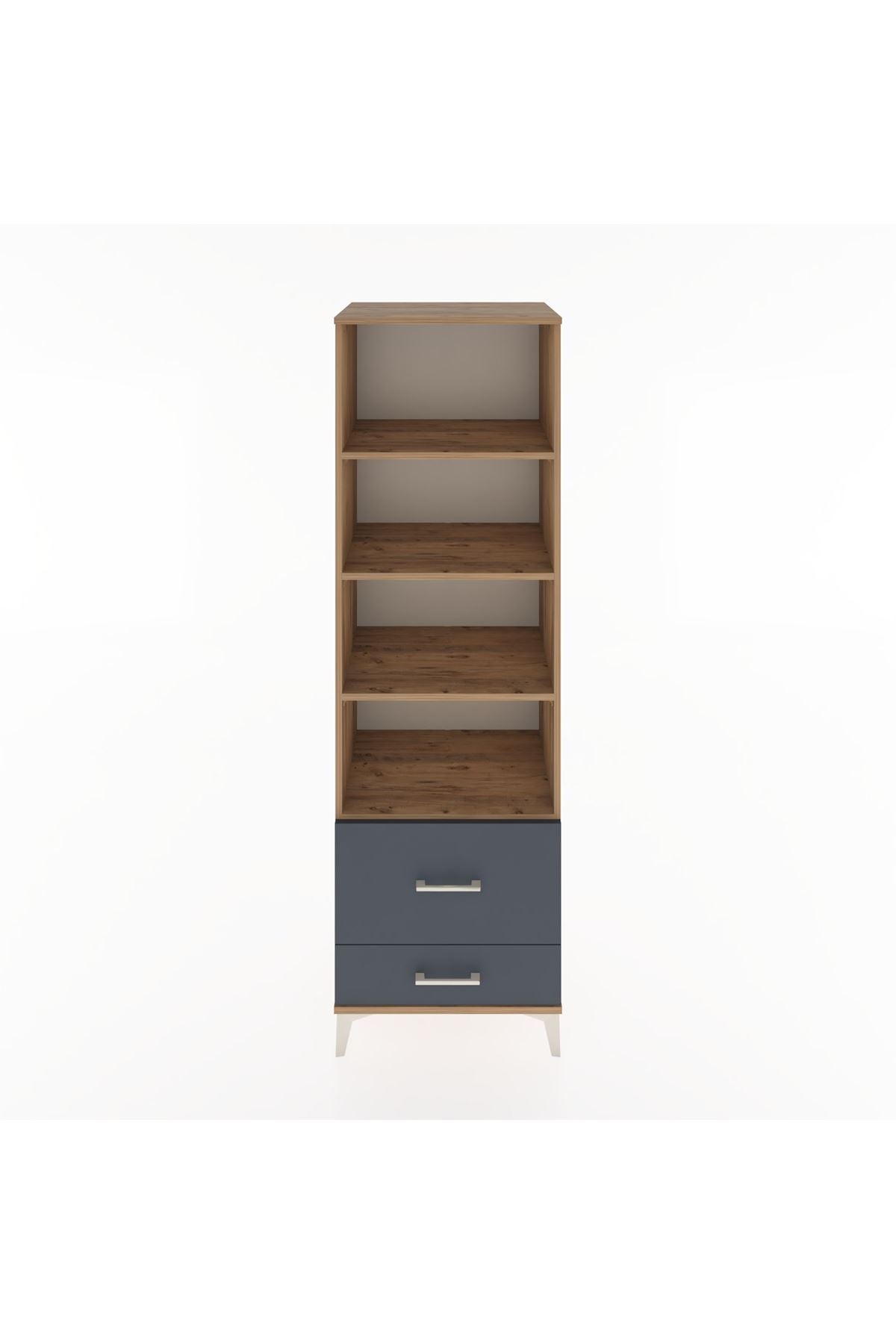 Hyperion Dolap 4 Raflı 2 Çekmeceli 60x44x195 - S59M018V8B