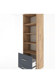 Hyperion Dolap 4 Raflı 2 Çekmeceli 60x44x195 - S59M018V8B