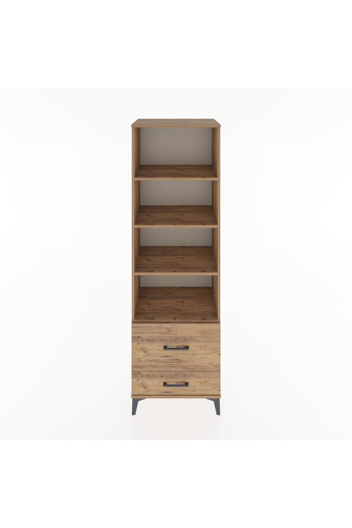 Hyperion Dolap 4 Raflı 2 Çekmeceli 60x44x195 - S59M018V9B