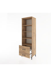 Hyperion Dolap 4 Raflı 2 Çekmeceli 60x44x195 - S59M018V9B