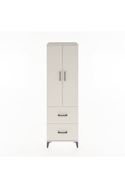 Hyperion Dolap 2 Raflı 2 Çekmeceli Tek Askılı 60x44x195 - S59M019V1B