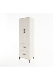 Hyperion Dolap 2 Raflı 2 Çekmeceli Tek Askılı 60x44x195 - S59M019V1B