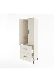 Hyperion Dolap 2 Raflı 2 Çekmeceli Tek Askılı 60x44x195 - S59M019V1B