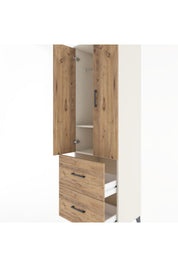 Hyperion Dolap 2 Raflı 2 Çekmeceli Tek Askılı 60x44x195 - S59M019V3B