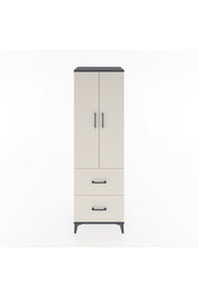 Hyperion Dolap 2 Raflı 2 Çekmeceli Tek Askılı 60x44x195 - S59M019V4B