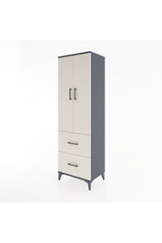 Hyperion Dolap 2 Raflı 2 Çekmeceli Tek Askılı 60x44x195 - S59M019V4B