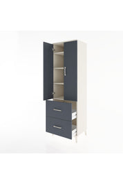 Hyperion Dolap 4 Raflı 2 Çekmeceli 2 Kapaklı 60x44x195 - S59M020V2B