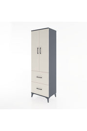 Hyperion Dolap 4 Raflı 2 Çekmeceli 2 Kapaklı 60x44x195 - S59M020V4B