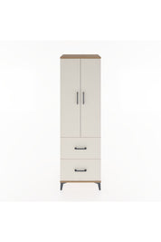 Hyperion Dolap 4 Raflı 2 Çekmeceli 2 Kapaklı 60x44x195 - S59M020V7B