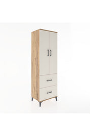 Hyperion Dolap 4 Raflı 2 Çekmeceli 2 Kapaklı 60x44x195 - S59M020V7B
