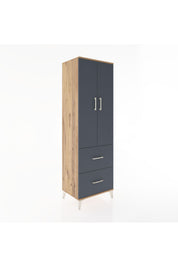 Hyperion Dolap 4 Raflı 2 Çekmeceli 2 Kapaklı 60x44x195 - S59M020V8B