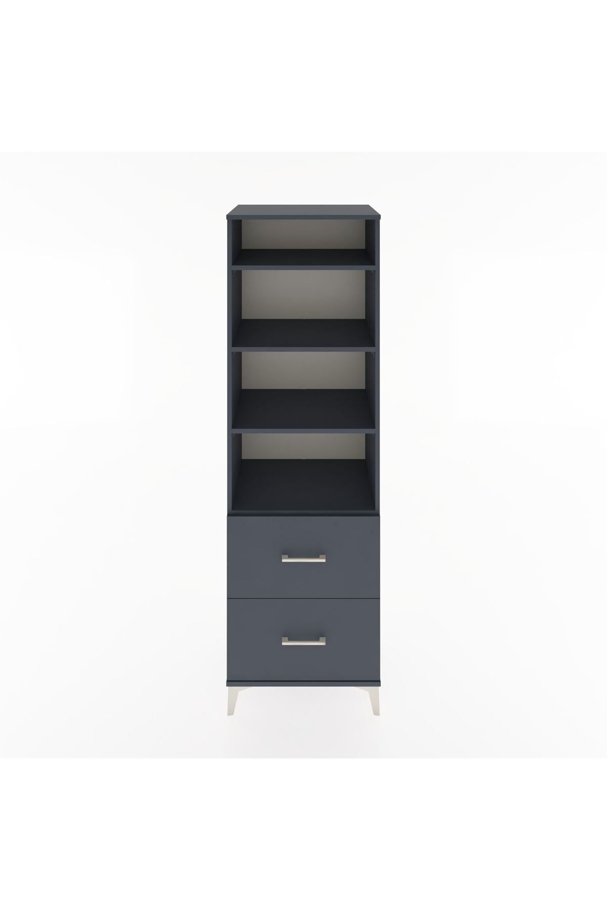 Hyperion Dolap 4 Raflı 2 Çekmeceli 60x44x195 - S59M021V5B