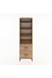 Hyperion Dolap 4 Raflı 2 Çekmeceli 60x44x195 - S59M021V9B