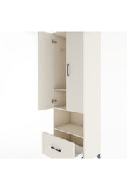 Hyperion Dolap 3 Raflı Tek Çekmeceli Tek Askılı 60x44x195 - S59M022V1B