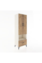 Hyperion Dolap 3 Raflı Tek Çekmeceli Tek Askılı 60x44x195 - S59M022V3B
