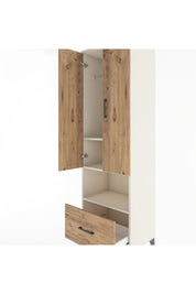 Hyperion Dolap 3 Raflı Tek Çekmeceli Tek Askılı 60x44x195 - S59M022V3B